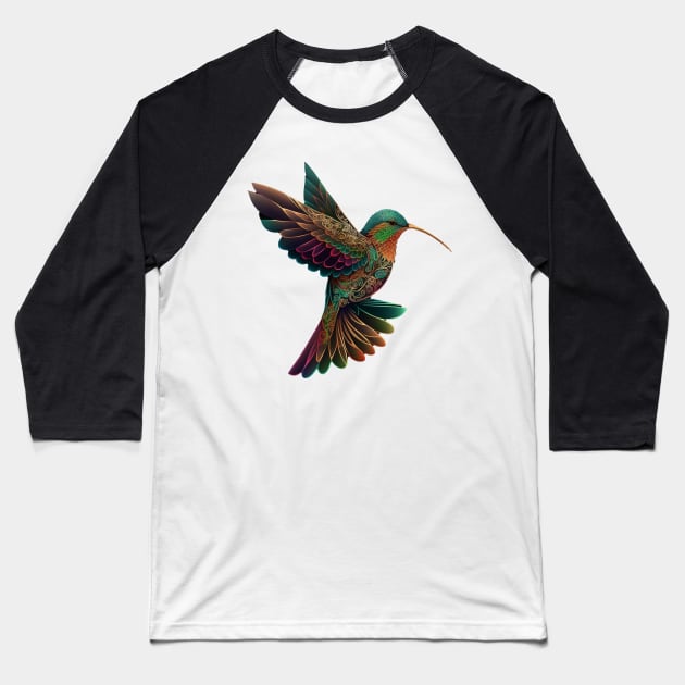 Viking Hummingbird Baseball T-Shirt by SCHummingbirds